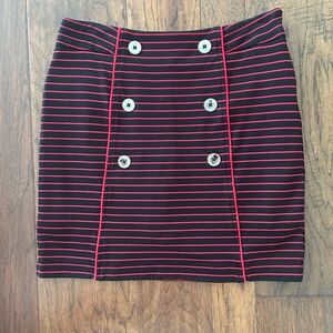 Golf Skort Super Sophisticated Red & Black Size 2 by Lizzie Driver